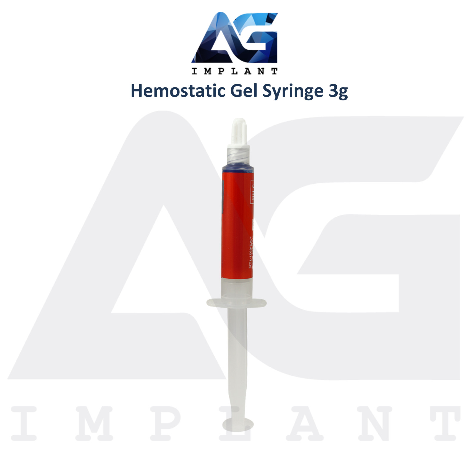 Dental Hem0static Gel Syringe 3g Stopping GingivaI BIeeding Lab Supplies