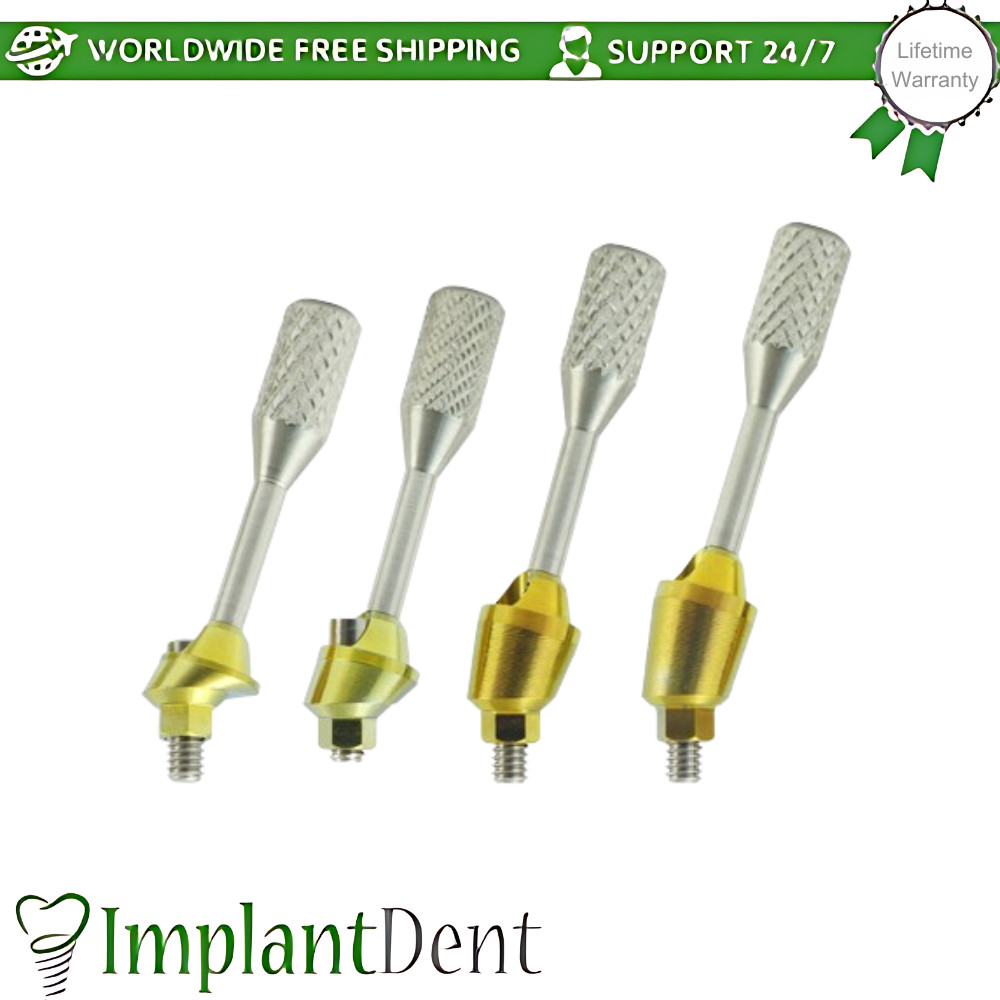 X1 Set of Angulated Multi Unit 17° 1.4mm Titanium Sleeve + Screw Internal Hex