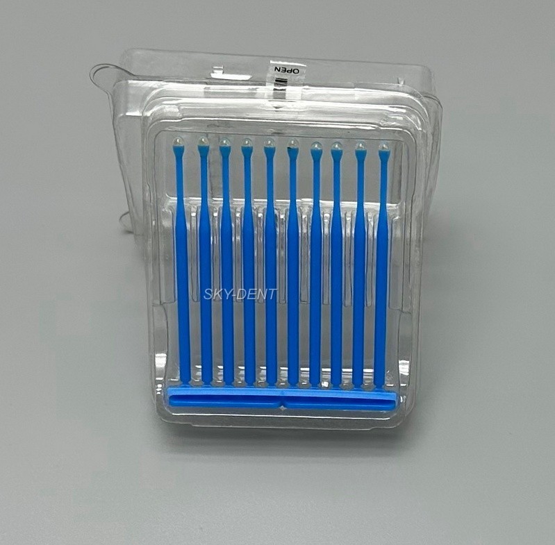 200pcs Dental Bonding Stick Adhesive Tip Applicator For Crown Porcelain Veneer