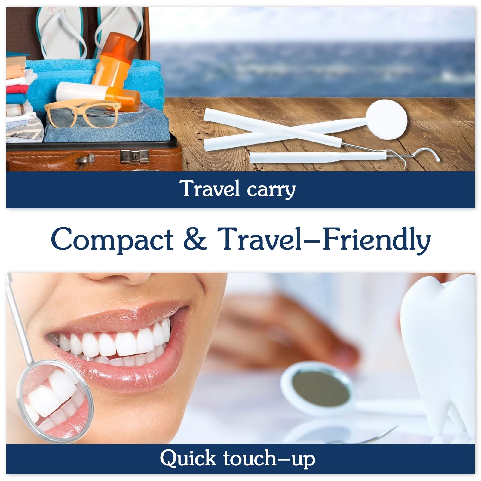 3 Pieces Dental Tools Set, Professional Disposable Plastic Hygiene…