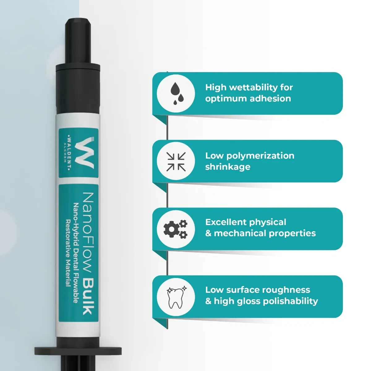 Waldent NanoFlow Bulk Fill Flowable Composite