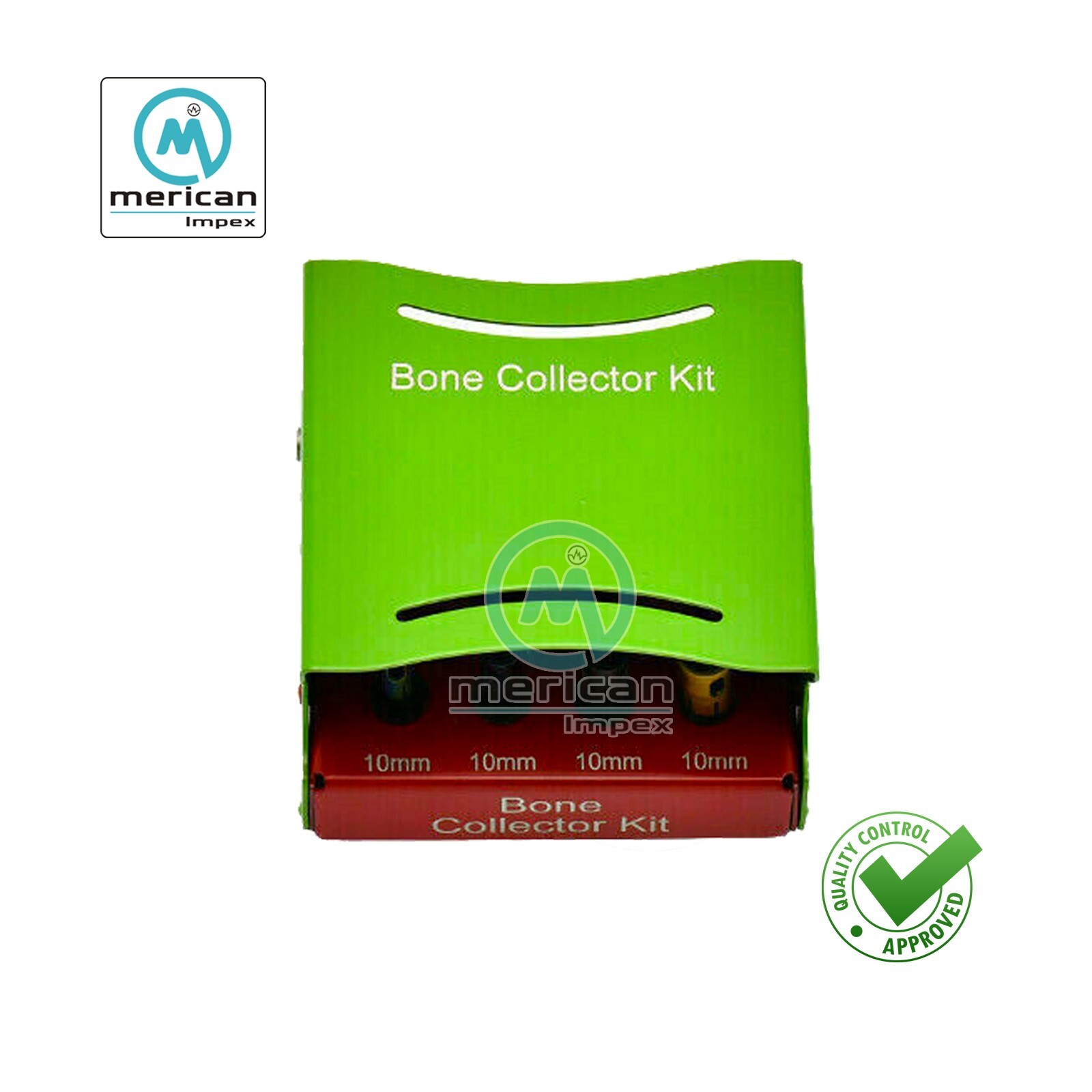 Dental Bone Collector Kit with Stoppers Implant Harvest Chip Maker Kit