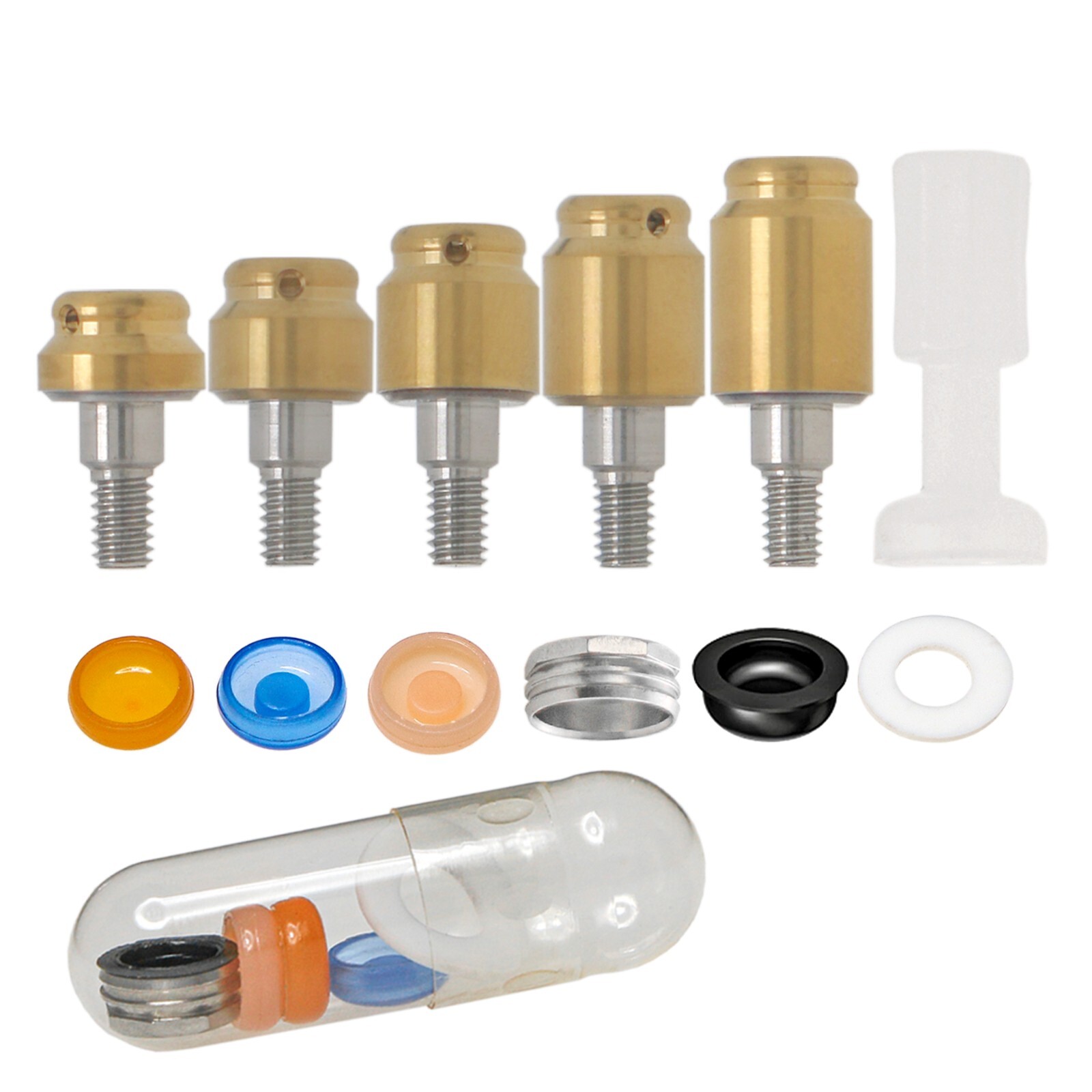 US Locator Abutment compatible Zimmer Tapered Screw-Vent TSV 3.5/4.5 1-5.0mm GH