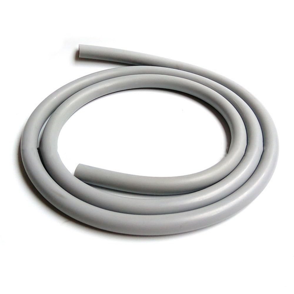Dental Suction Silicone Tube Pipe Hose for Saliva Weak Tube, Gray