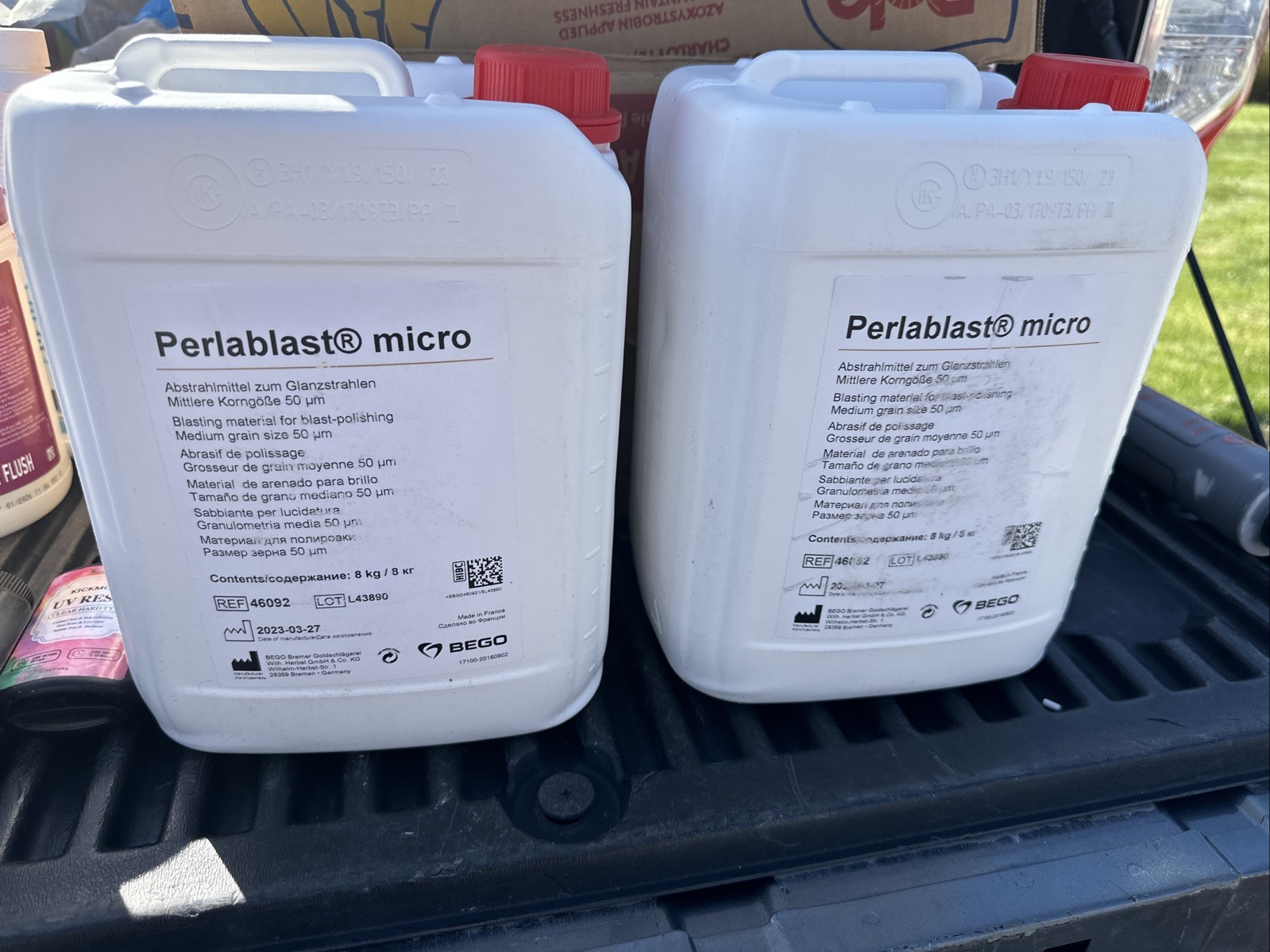 2-Bego Perlablast Blasting Agent, 50 µm, Micro – 8 kg