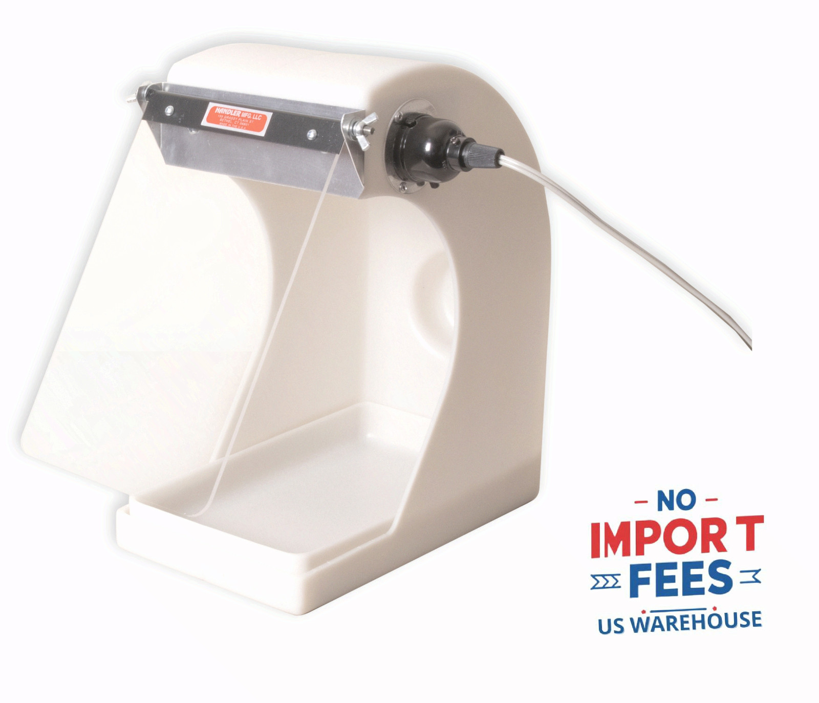 Handler Resin Splash Hood with Light on the Left side & Protective Clear Shield