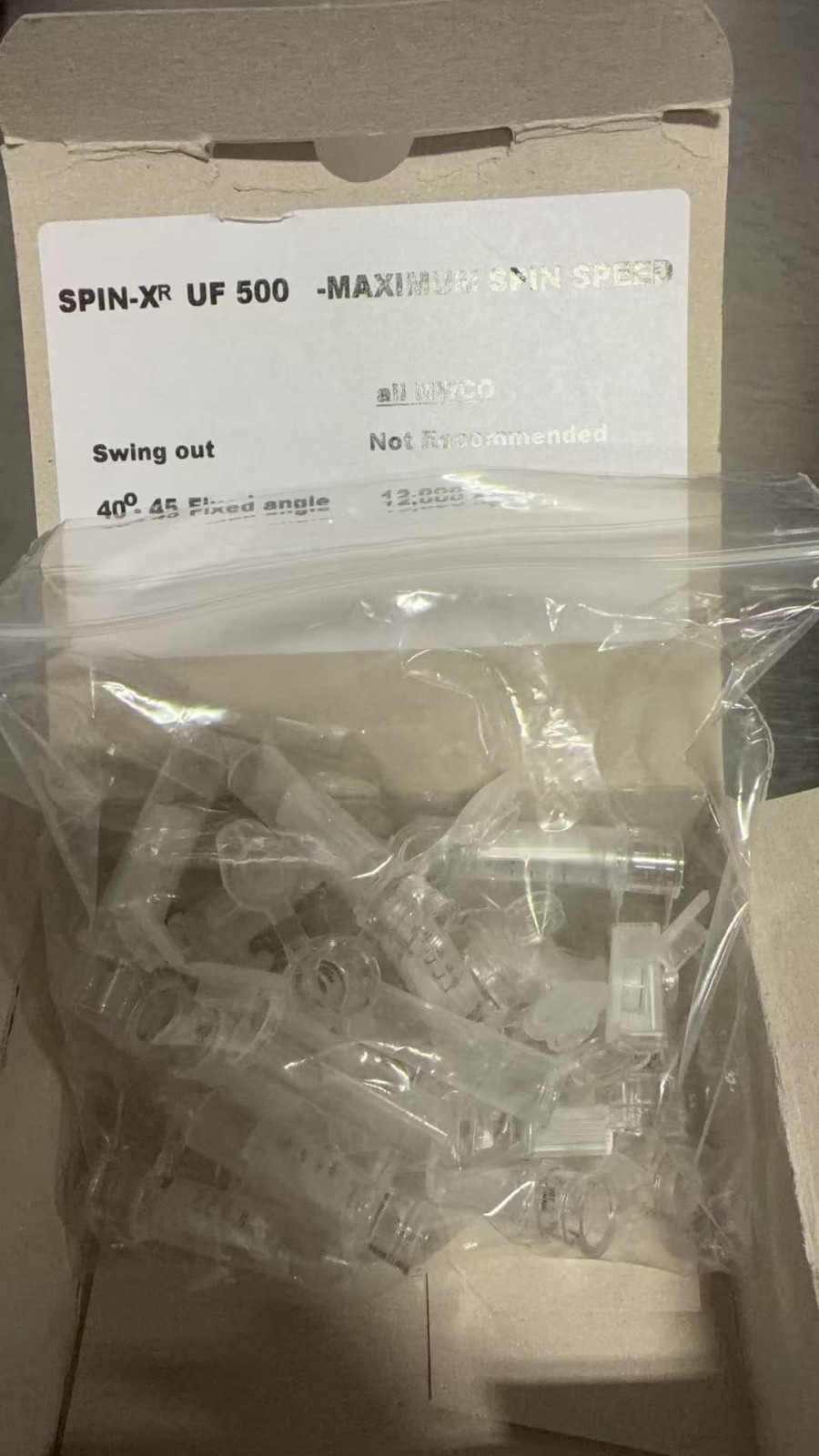 CORNING 431478 Spin-X UF 500 µL Centrifugal Concentrator, 10,000 MWCO, 20 left