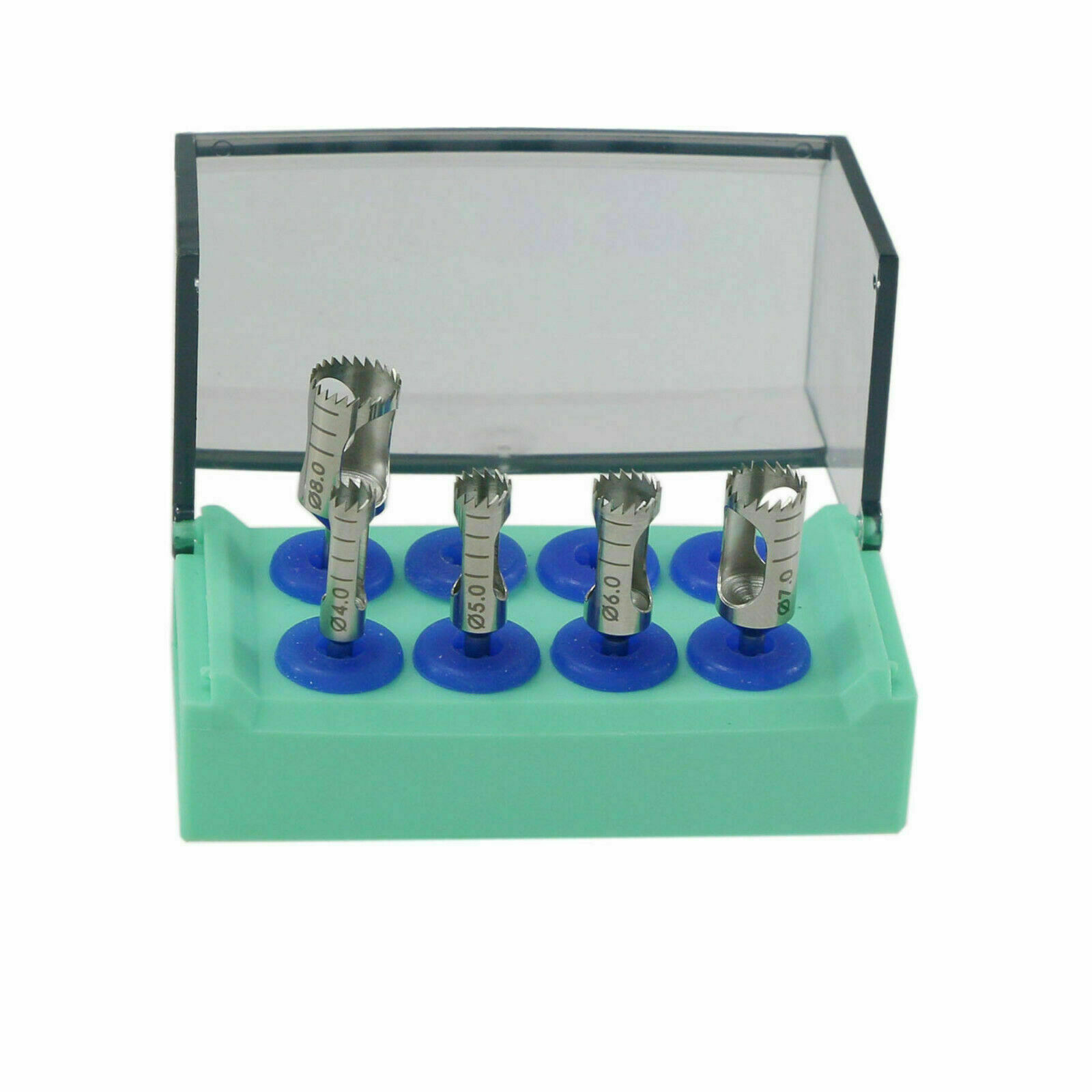 5Pcs/Kit Dental Trephine Implant Surgery Bone Graft Drills Surgical Bur & Holder