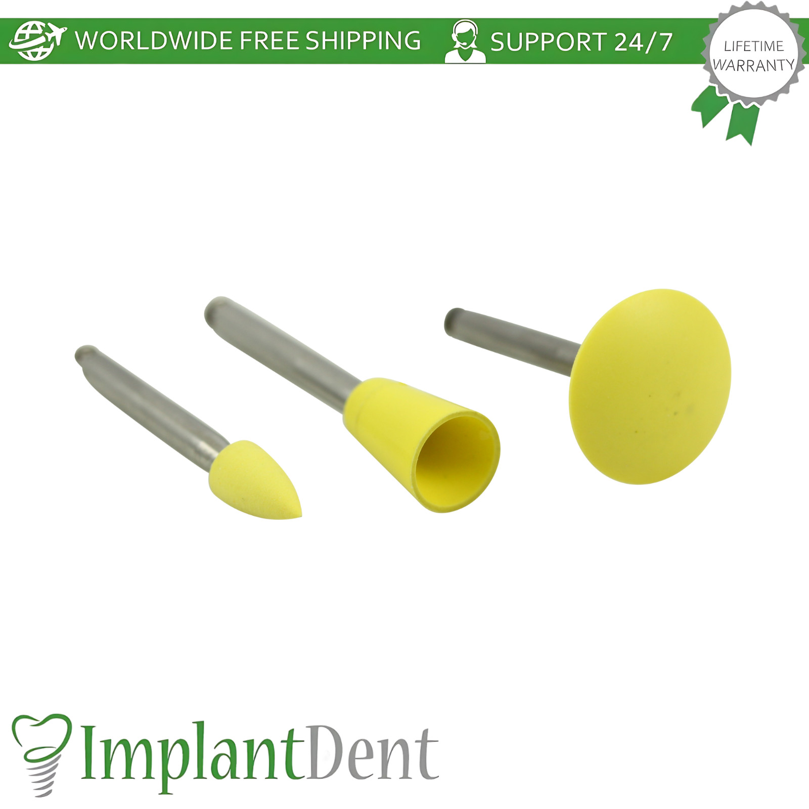 Dental 3 Step Composite Polishing Kit For Refining Dentistry Restorations