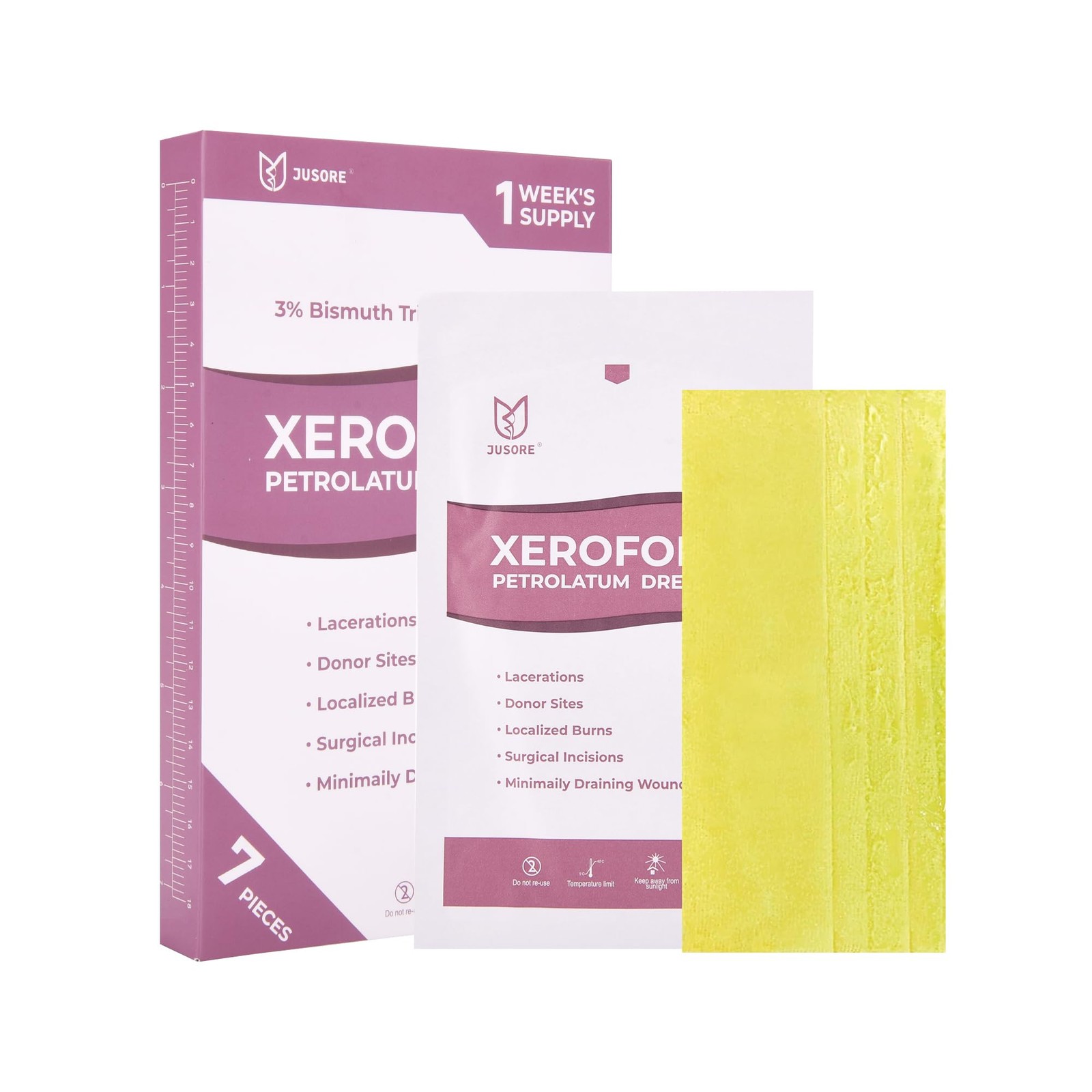 Xeroform Petrolatum Dressing – FSA-HSA, 5″x9″, 5″x9″ (Pack of 7)