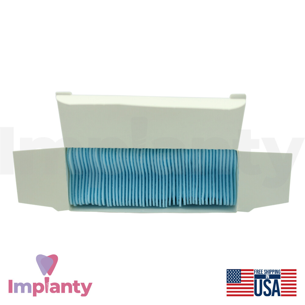 50 Pcs Directa DryDent Parotid Dental Gauze Cotton Rolls Saliva Absorption Pads