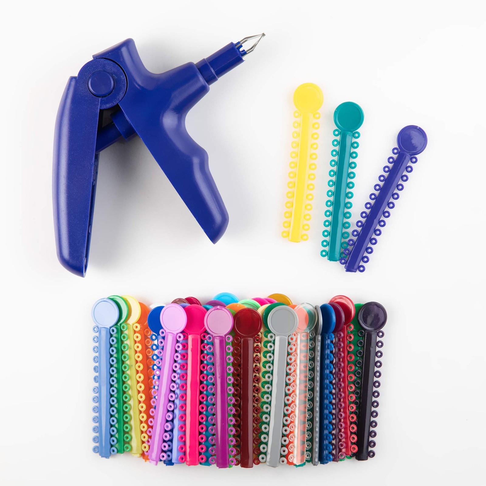 Dental Orthodontic Ligature Ties and 1041 Piece Set, Set