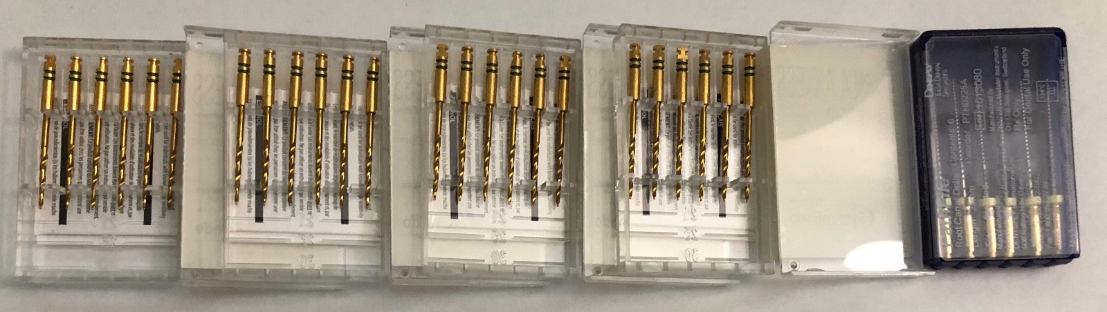 24 SybronEndo La Axxess + 14 Dentsply Orifice Openers, 4 VORTEX, 6 PATHFILES.