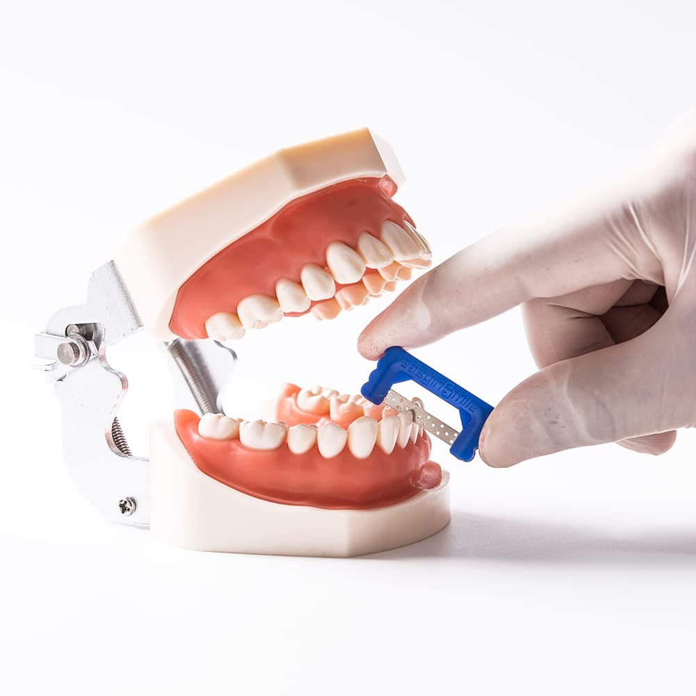 SNAWOP Dental Polishing Strips 2 Packs Orthodontic IPR Plus Strip System Kit