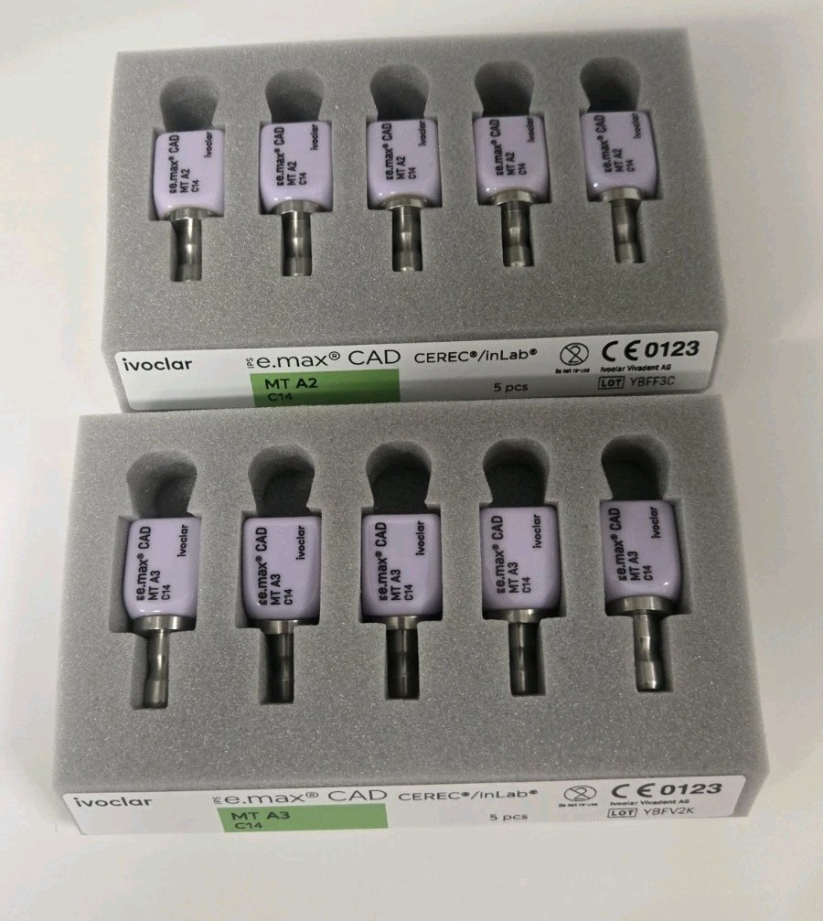 EMAX DENTAL IVOCLAR MT A2 A3