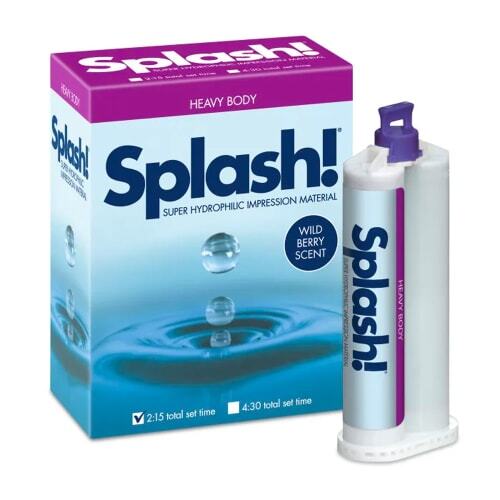 Splash! Half-Time Cartridges, 2:15 Set Time Heavy Body, 2 – 48 mL Cartridges