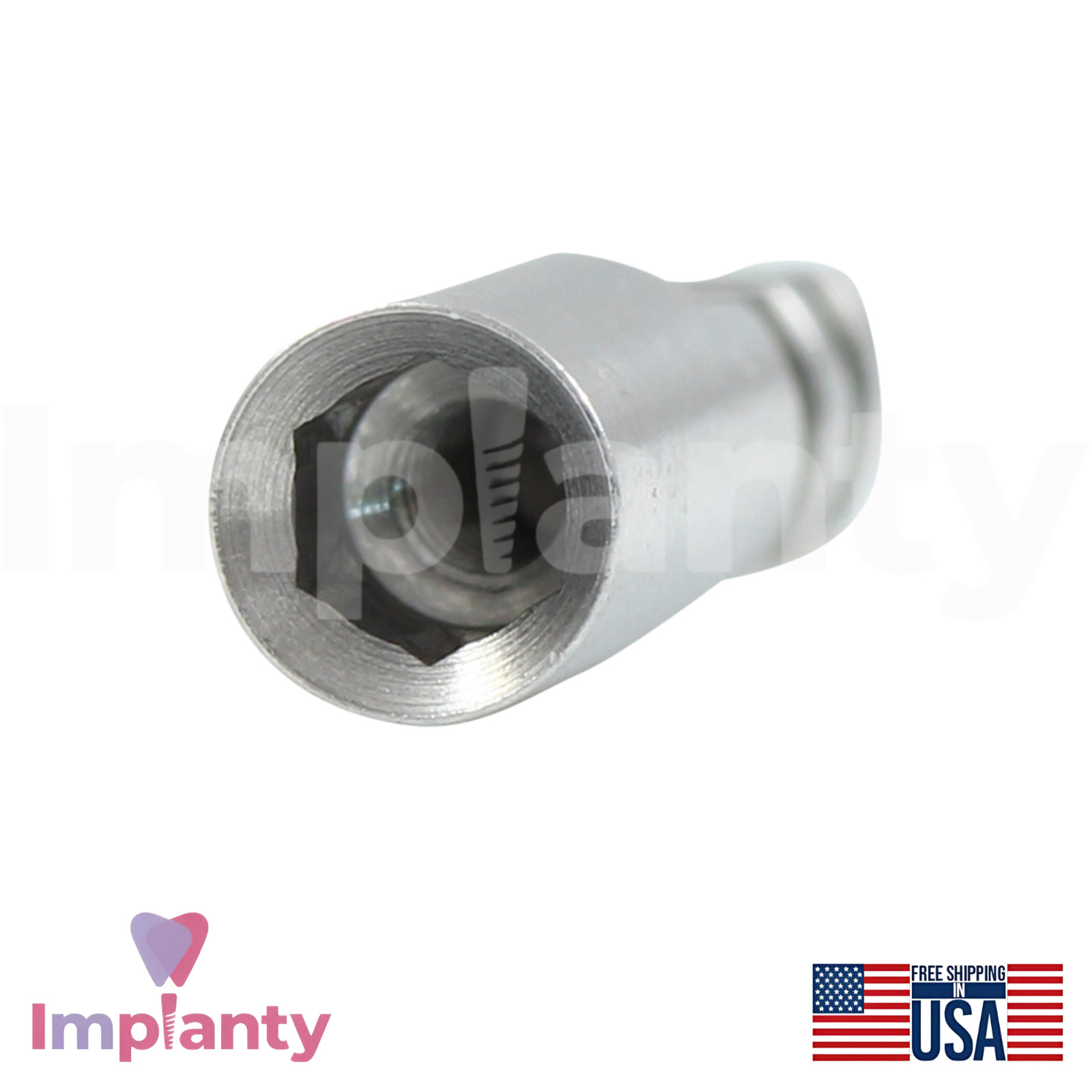 5x MIS® Seven Compatible Dental Fixture Analog Ø3.75mm Replica Int Hex 2.45mm