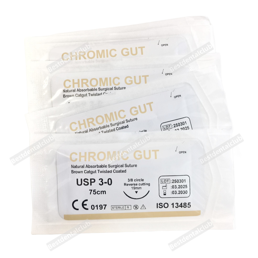Chromic Gut Absorbable Dental Natural Traning Reverse ﻿