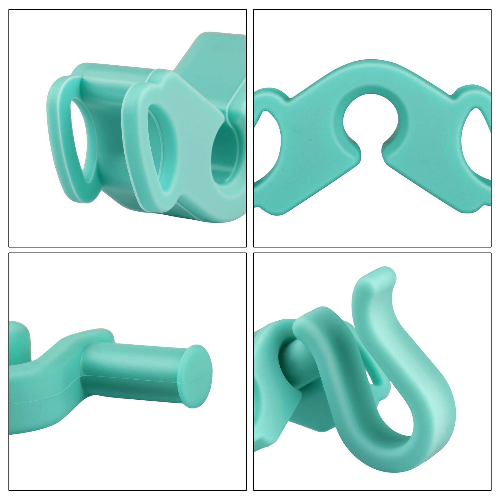 2Pcs/set Autoclave Dental Silicone Bite Blocks Orthodontics Cheek Retractor