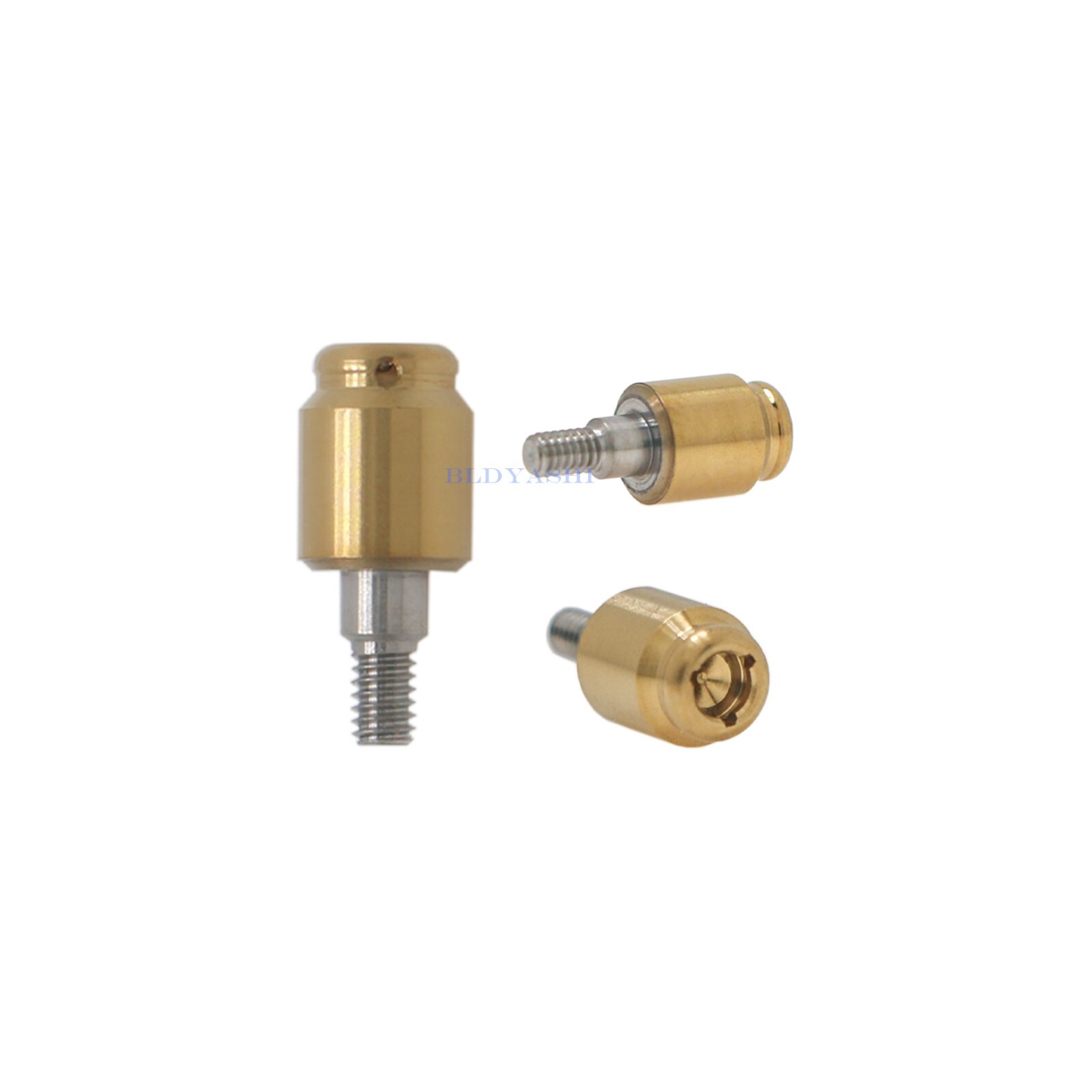 1PC Dental PAØ4.5mm Attachment Abutment 4mm&Overdenture Male Caps Kit for Zimmer