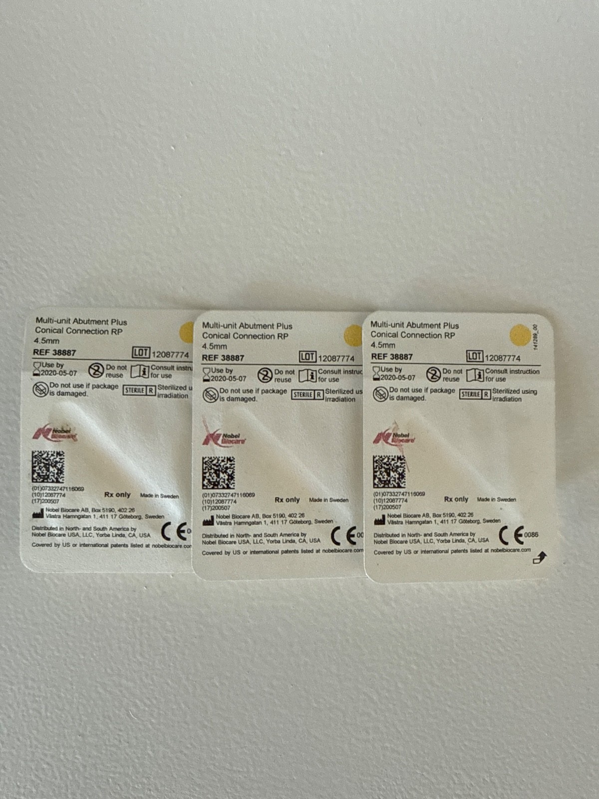 Nobel 0° Multi-unit Abutment Plus Conical Connection RP 4.5mm