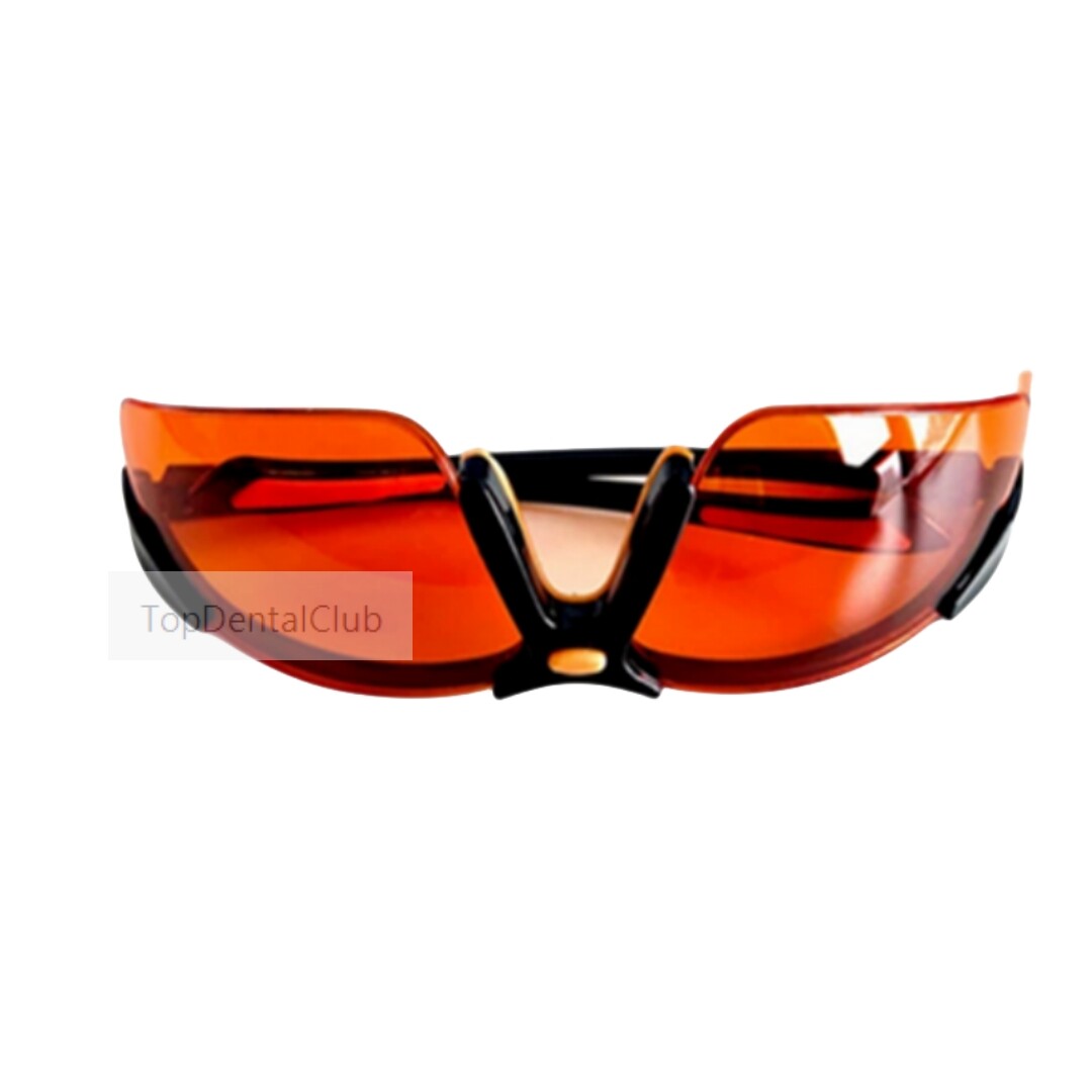 Dental Orange Goggles Block LED UV Blue Lights Curing Glasses Protect Eyes