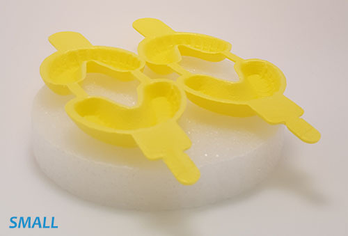 200 Pack Dental Disposable Winner 8821 Yellow Small Fluoride Dual Arch Trays
