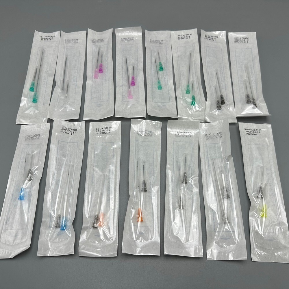 Brand New 5/10/50XDisposable Blunt Cannula with Puncture 18G 50mm-30G 25mm USA