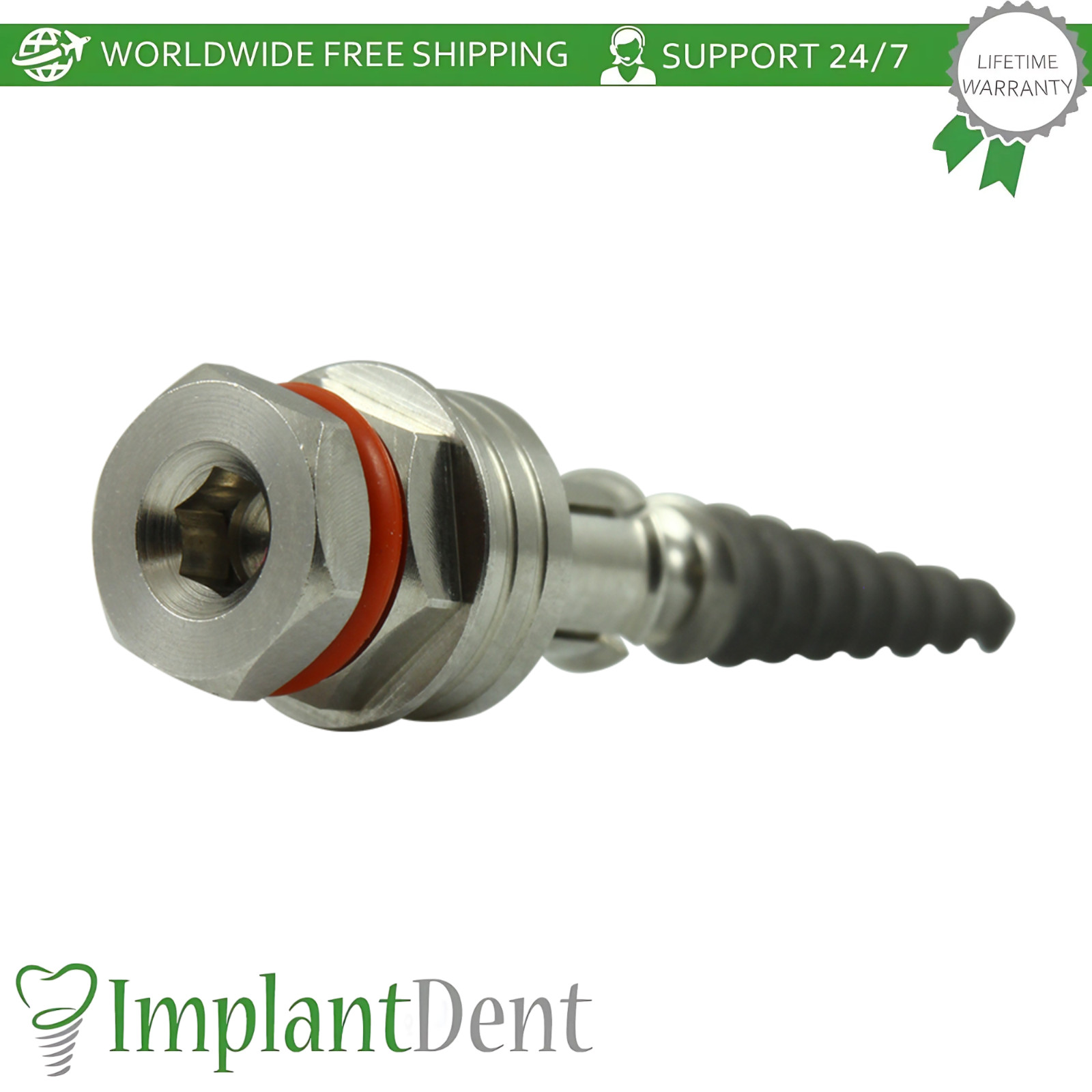 Dental OPIB Flexible Neck One Piece Fixture System RBM Immediate Loading
