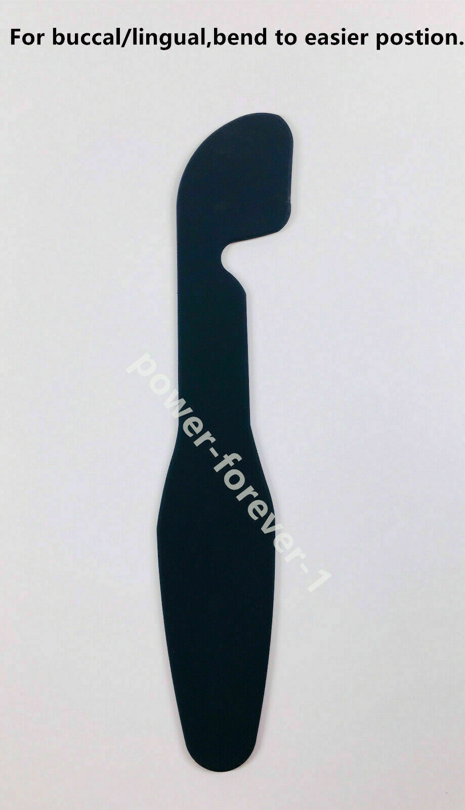 2Pcs Dental Black Photo Contrast Soft Occlusal Silicone Anterior Lingual Buccal