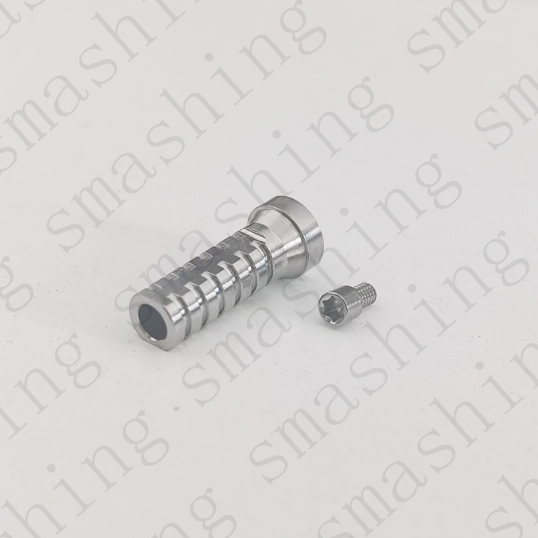 10Pcs Titanium Temporary Cylinder Ti MU Sleeve Multi Unit 4.8mm Abutment Fit NOB