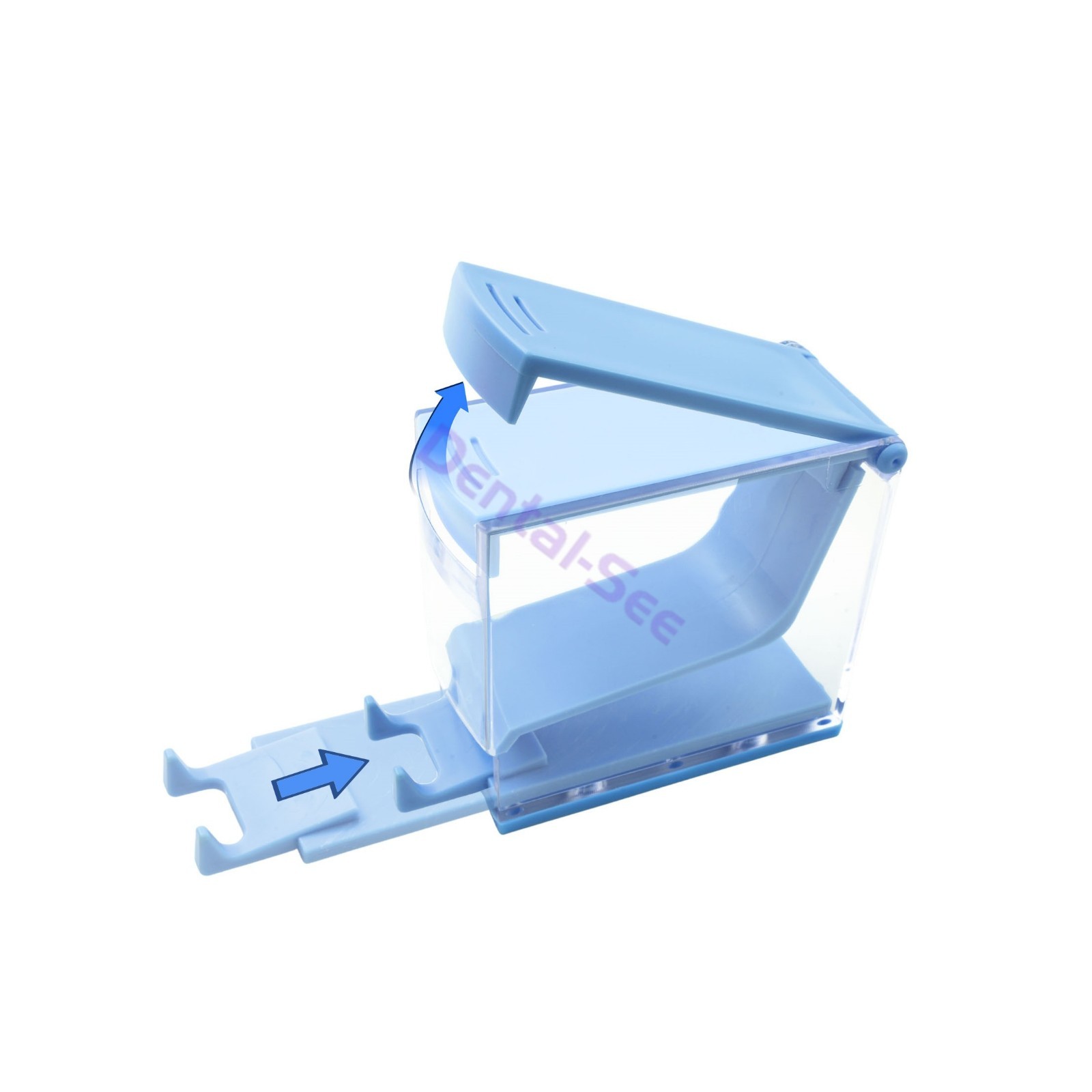 Dental Cotton Roll Dispenser Press Type Cotton Rolls Holder Hygienic Divider USA