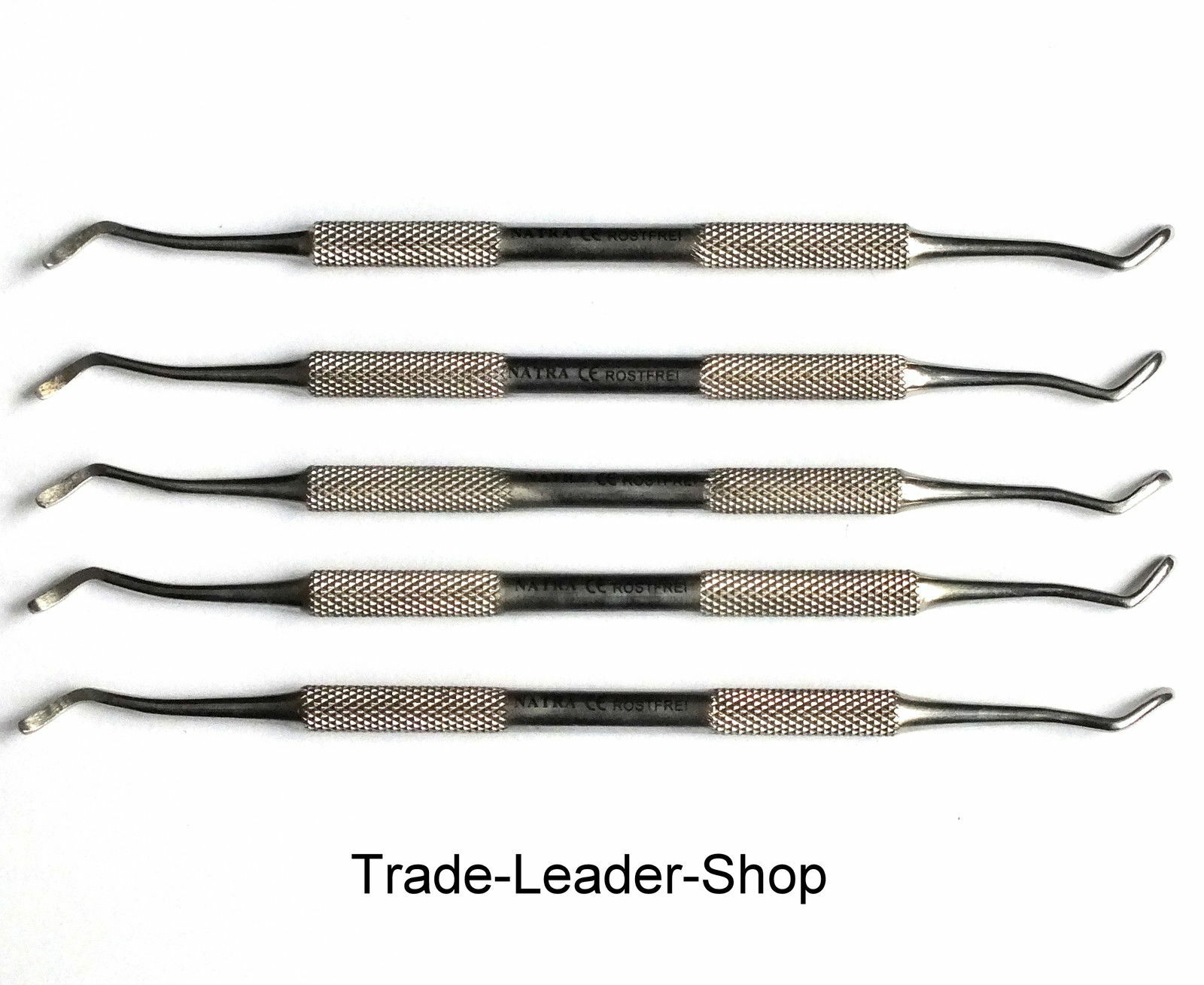 5er Set Zahnschaber Dental Dental Probe Tartar Scratches Tooth-Cleaner Natra