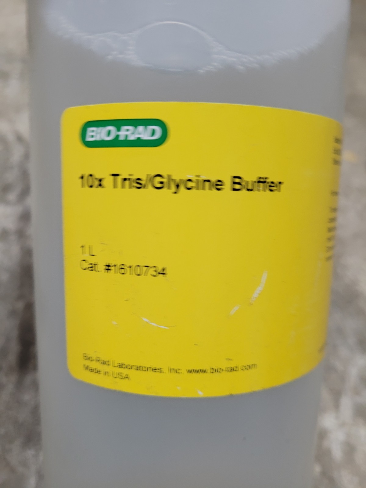 Bio Rad 10x Tris/Glycine/SDS TBS Buffer- 1L Bottle- LOT OF 3 Different Bottles