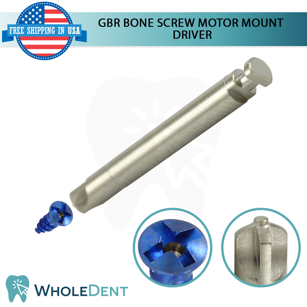 GBR System Bone Regeneration Screw Tack Motor Mount Driver 26mm, Dental Implant