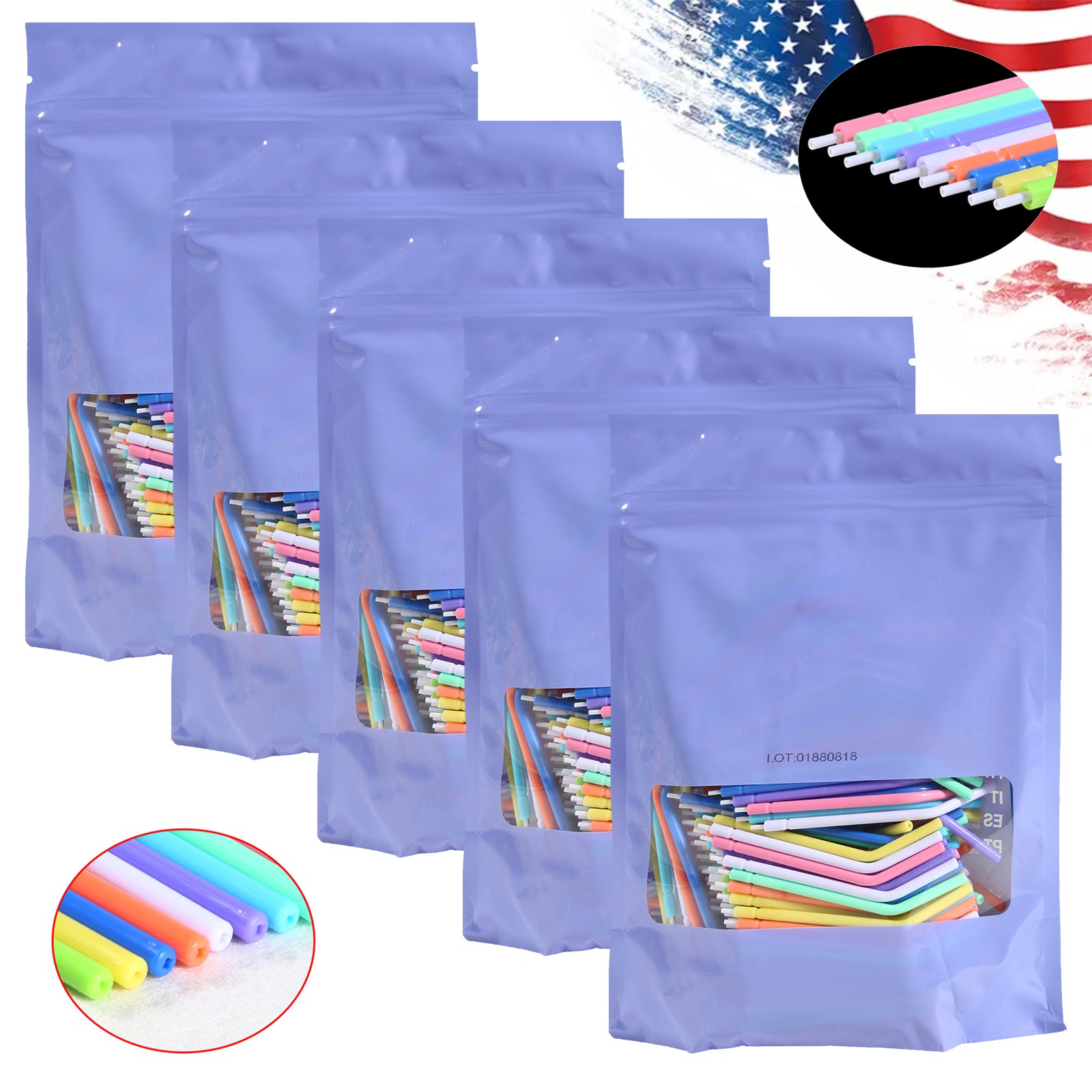 10 packs Dental 3 Way Air Water Syringe Disposable Spray Tips Triple Nozzle Tube