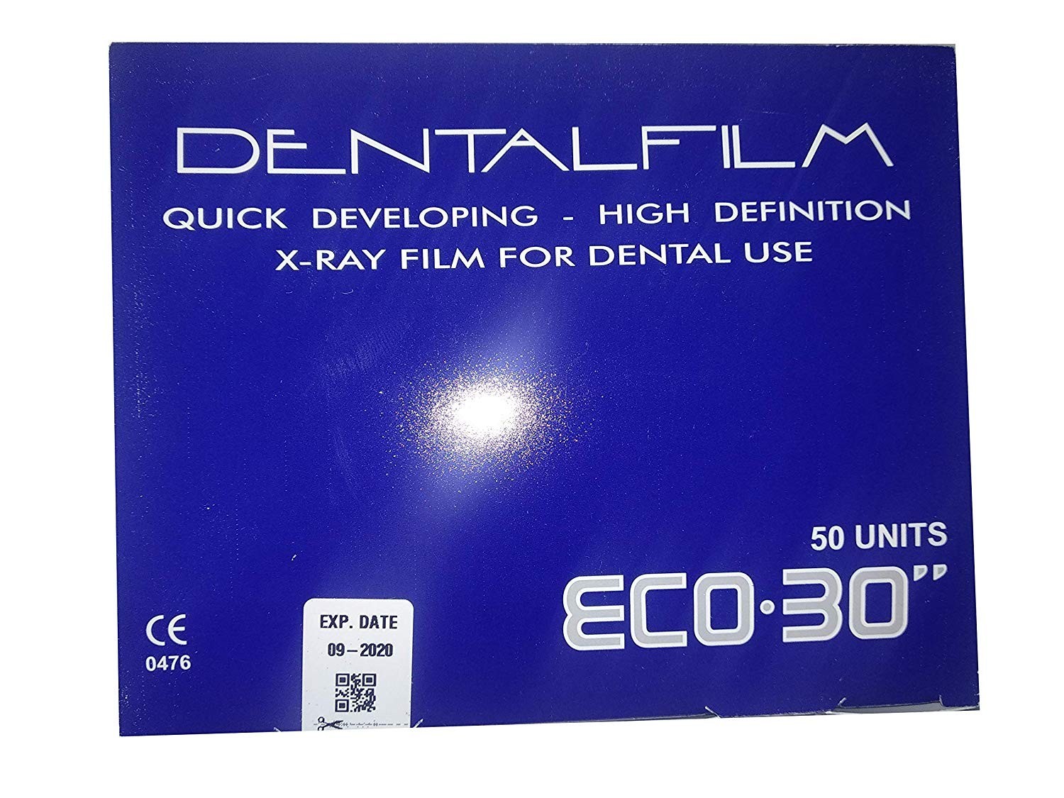 Dental Film Eco-30 Self Developing X-ray Film with a Monobath Solution 50pcs.