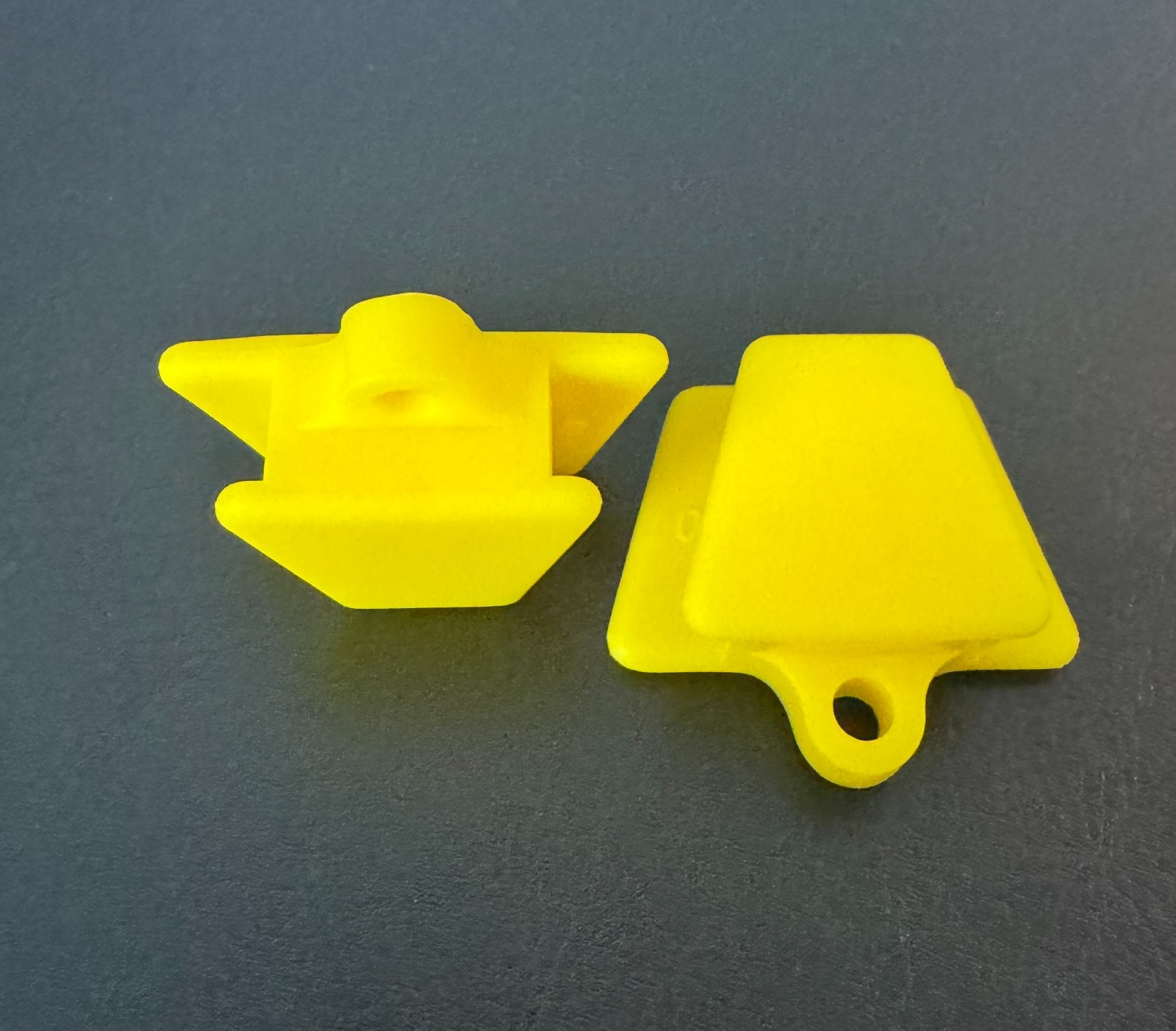 Silicone Mouth Props Bite Blocks 2 pcs Small Yellow Child Dental Tat Piercing