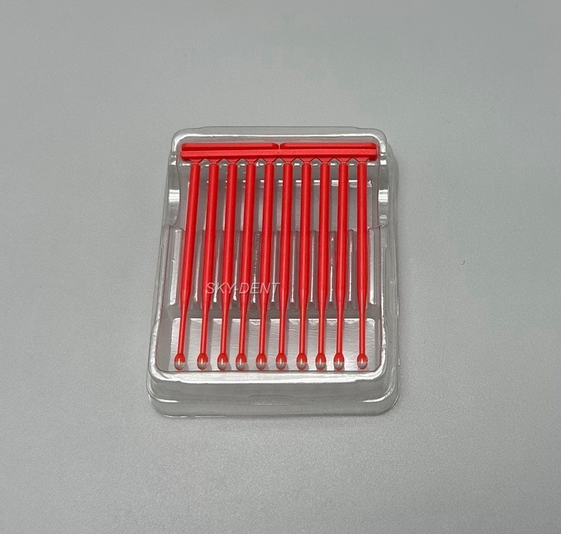 200pcs Dental Bonding Stick Adhesive Tip Applicator For Crown Porcelain Veneer