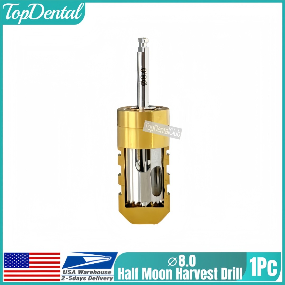 USA Dental SLT Half Moon Harvest Drill Semilunar Technique Bone Augmentation GBR