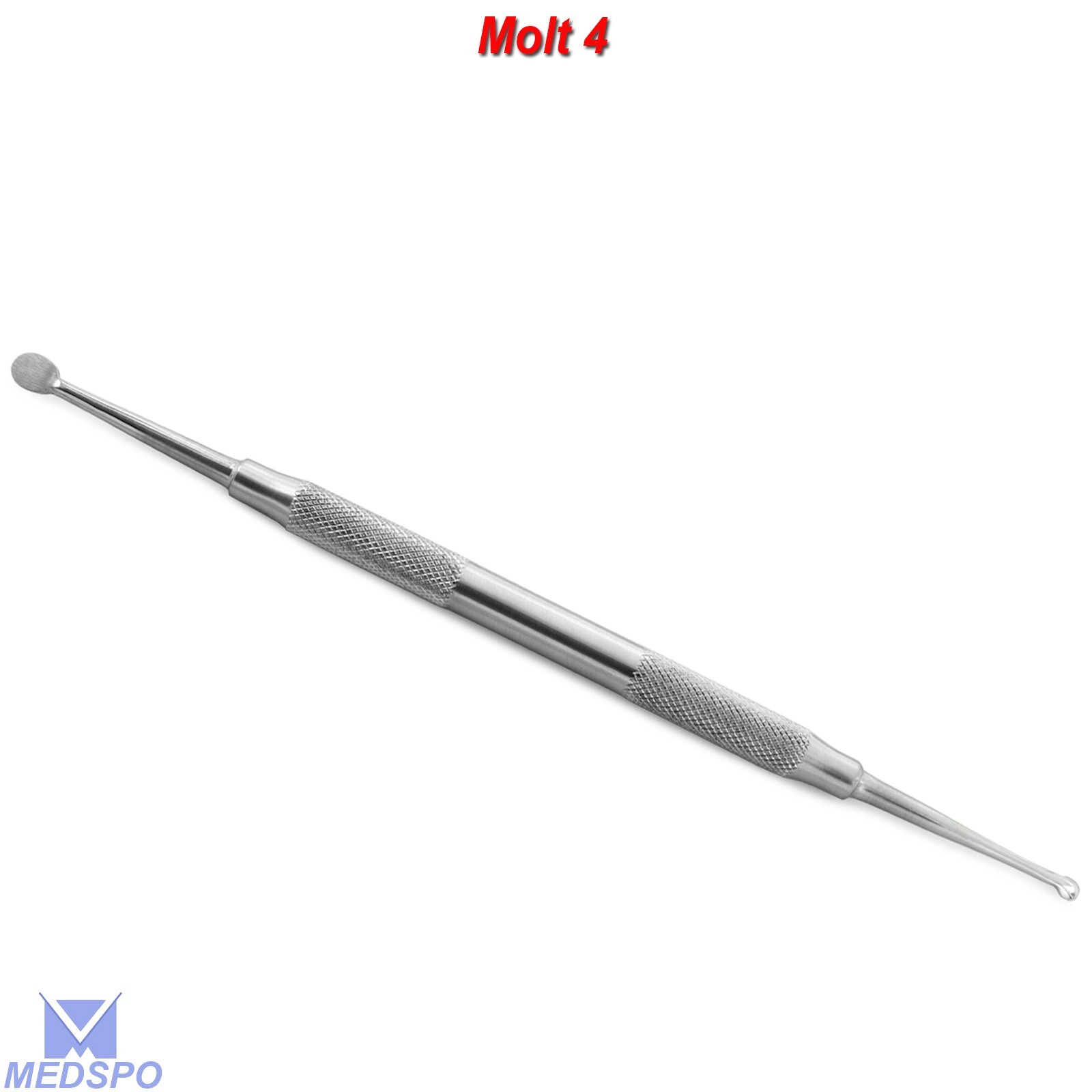 Periosteal Elevator Dental Surgical Implant Molt #4 Oral Surgery Bone Curette