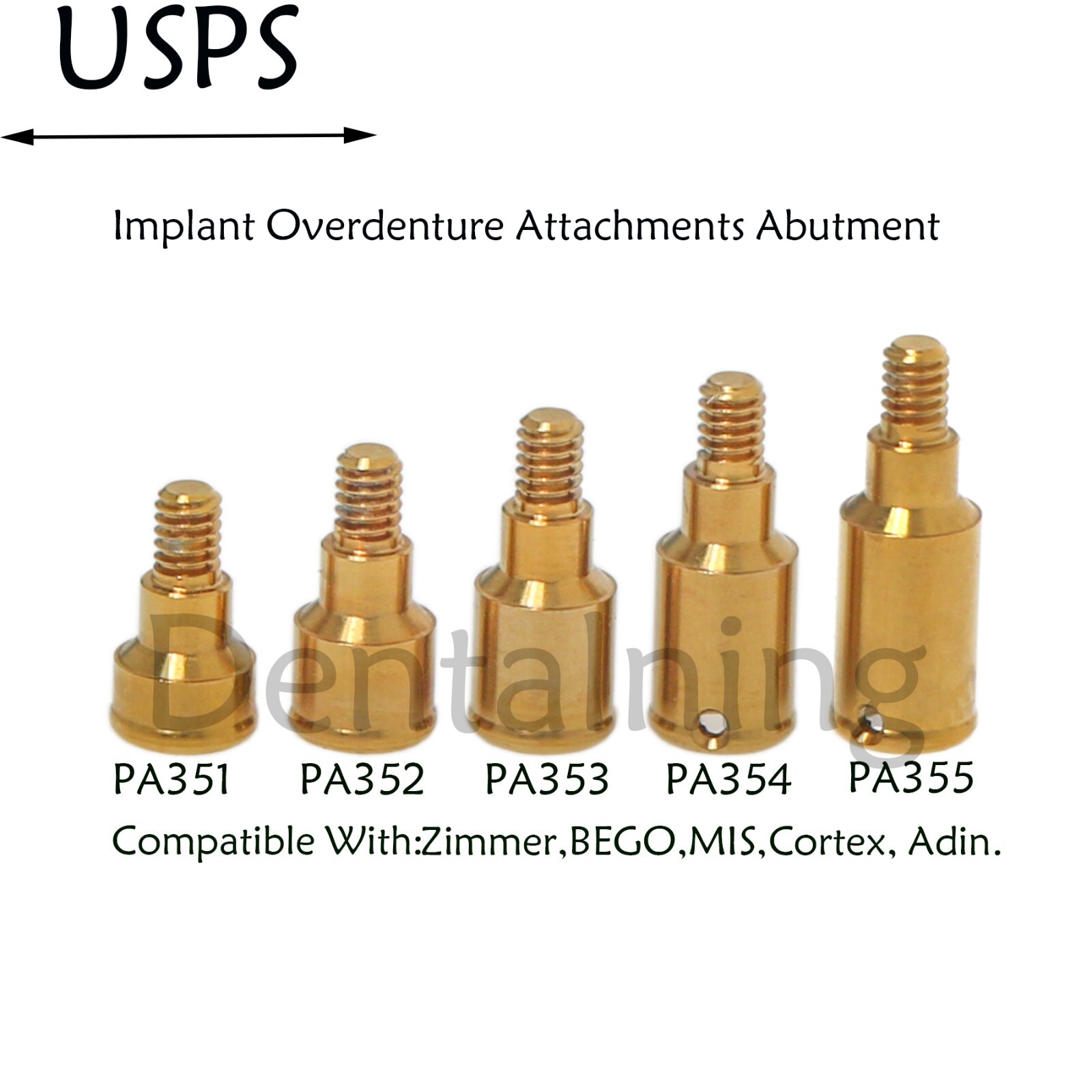 US Zimmer Mis Adin Bego Cortex Implant Locator Abutments For 1-5mm