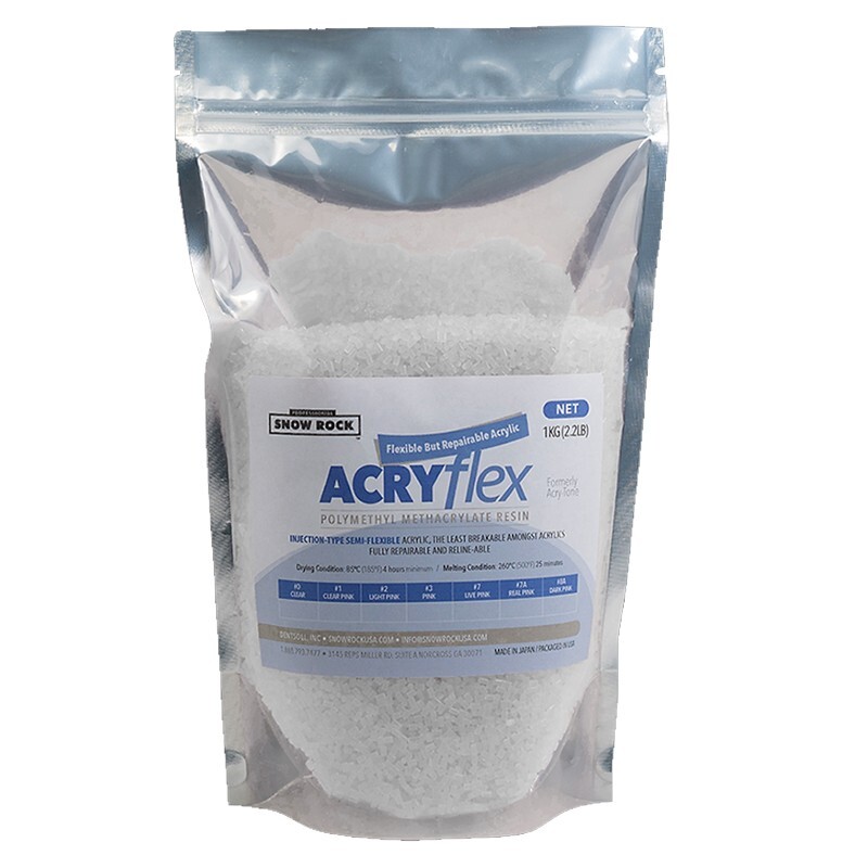 NEW! #0 CLEAR Semi-Flexible Thermo Acrylic – 2.2lb (1kg) Bag – Hypoallergenic