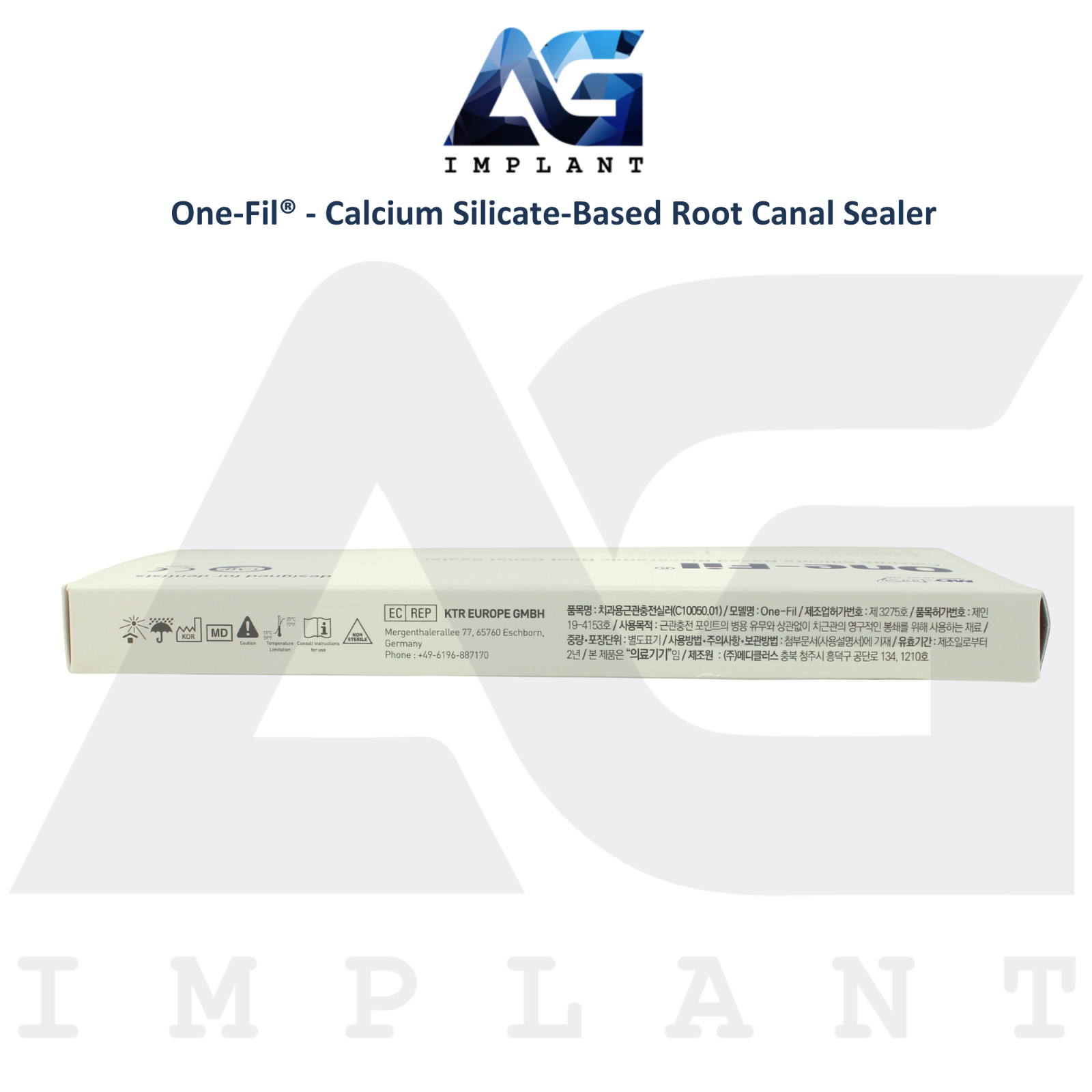 MEDICLUS One-Fil® Calcium Silicate Based Ro0t Canal Sealer 2g Syringe