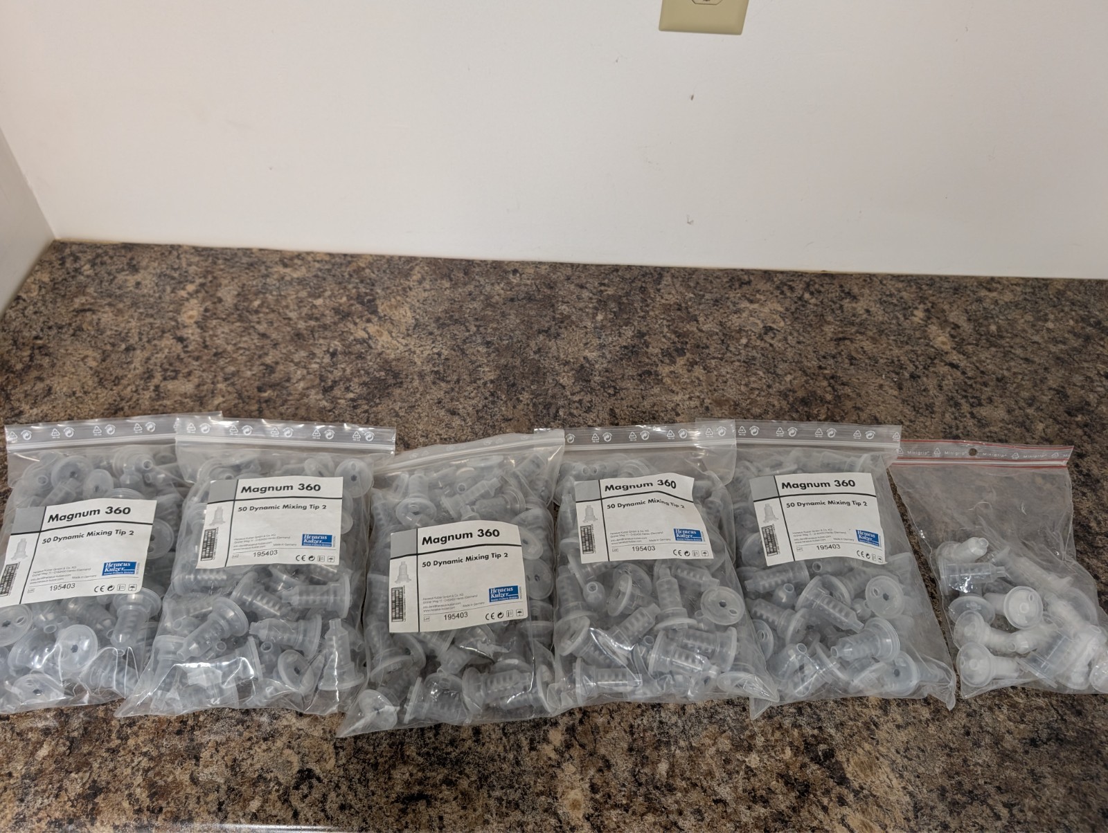 ~260 Dynamic Mixing Tips, Magnum 360, Gray, Kulzer #66009986