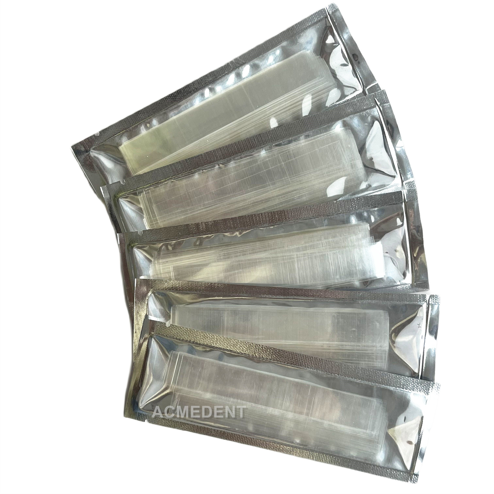 Dental Plastic Strips Crown Form Restorative Strip Transparent Clear 100Pcs/Pack