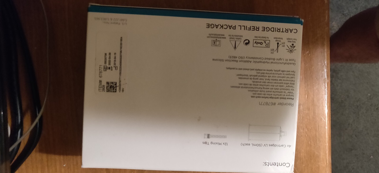 Lot: Dentsply Sirona Aquasil PVS Regular/Rigid, Futar Regisil D Fast/Integrity 