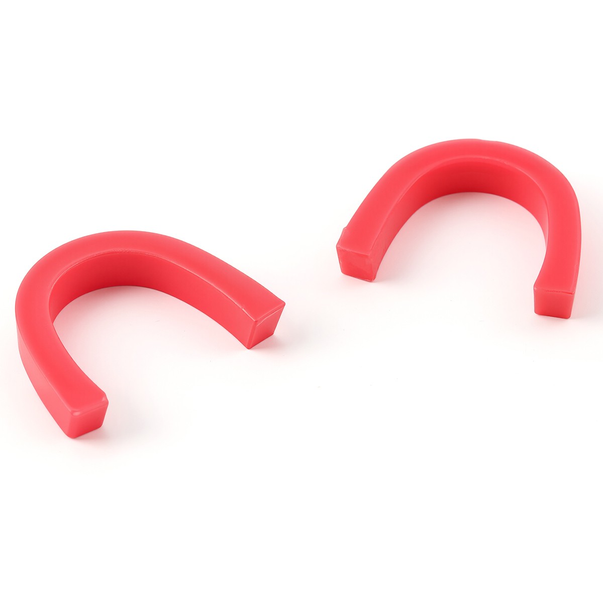 2 Pcs Dental Lab Bite Registration Wax Pink Curved U Shape Base Wax