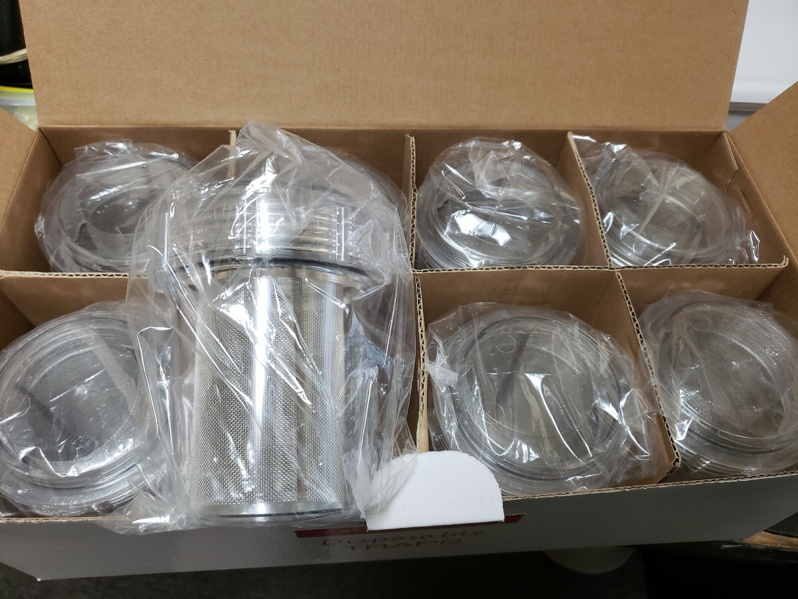 Disposable Evacuation trap #2300 3 1/2x 4 3/8 8/bx