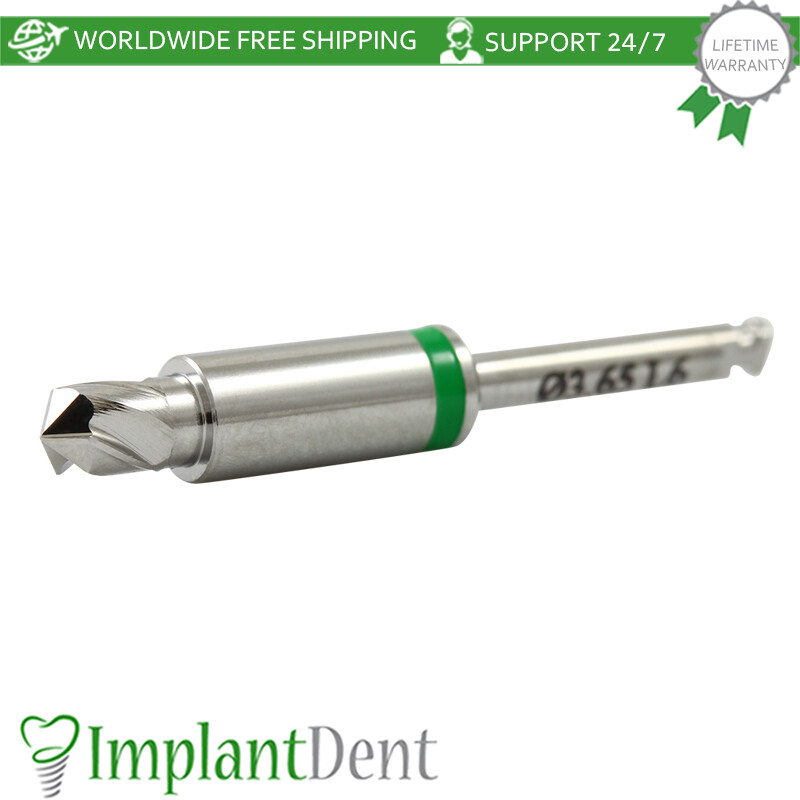 1 Straight Drill Integral Stopper Ø3.65 External Irrigation Dental Tool Sur gery